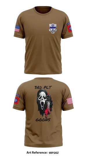 1-325 AIR Charlie Company 3rd Platoon 2nd Brigade 82nd Airborne Division Store 1 Core Men's SS Performance Tee - 9BFqsz