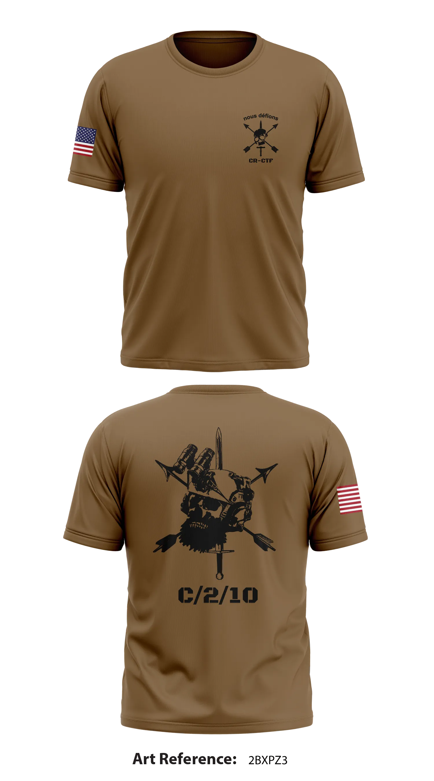 10th Special Forces Group Core Men's SS Performance Tee - 2BXPZ3