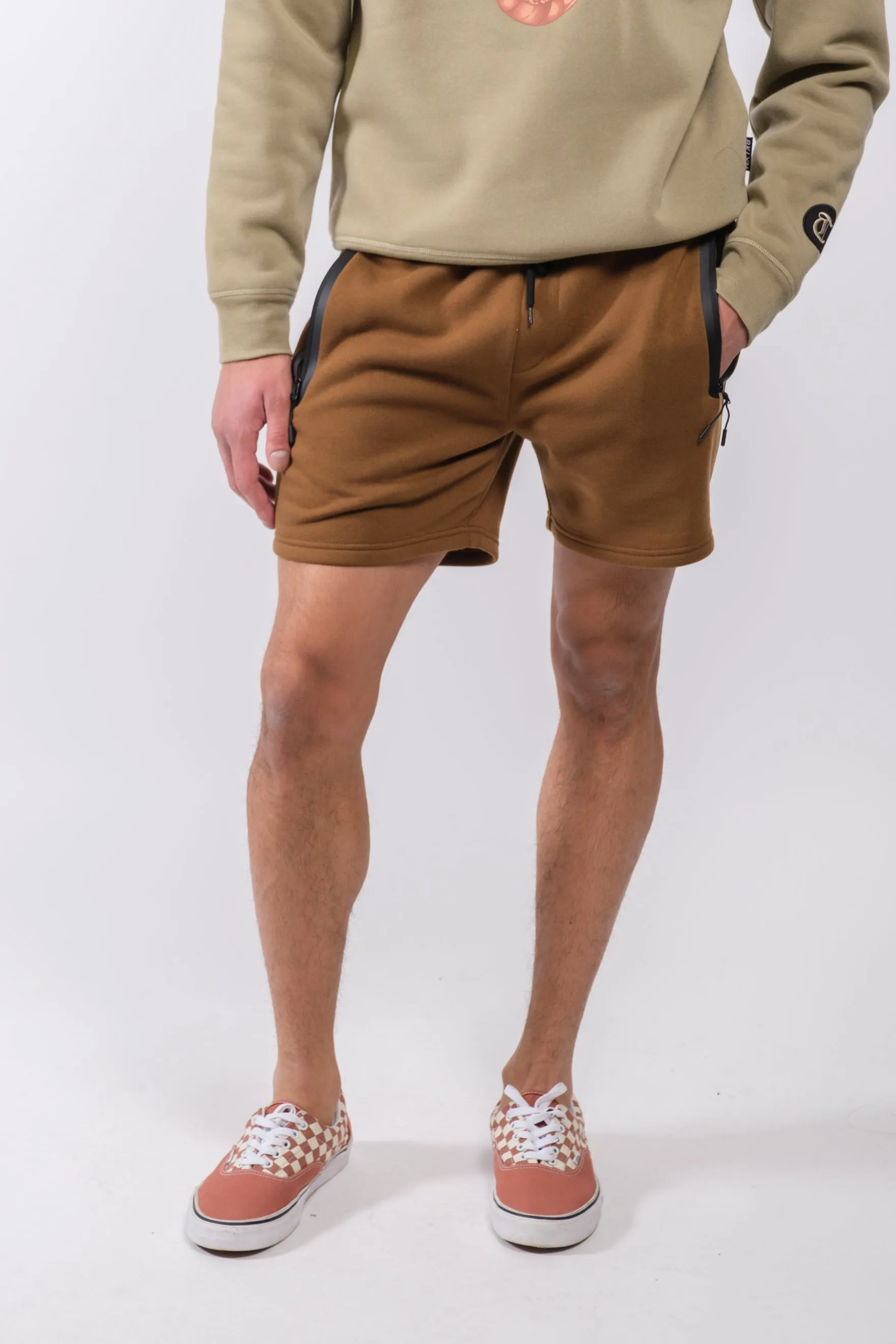 5" Inseam Heat Seal Zip Pocket Short