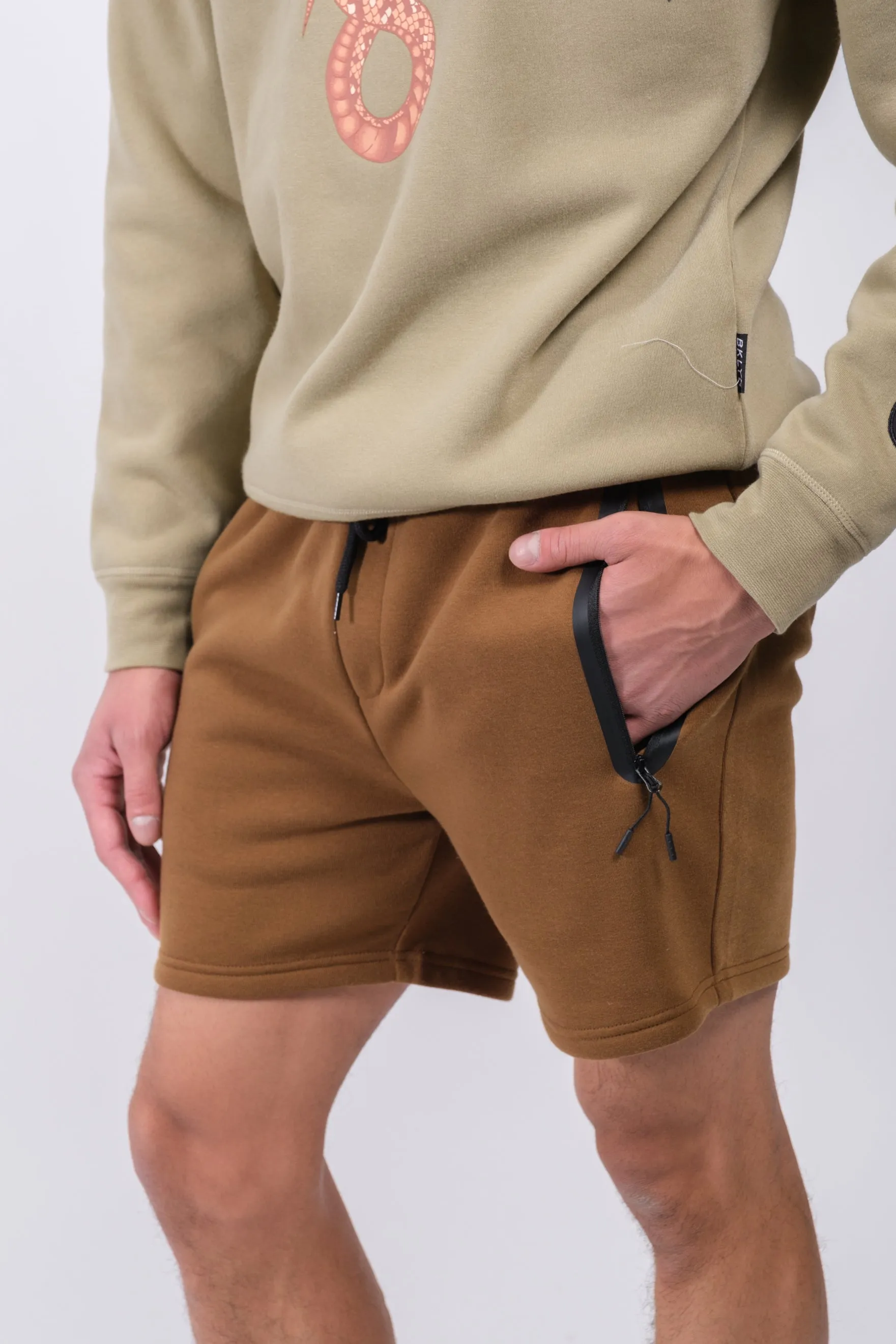 5" Inseam Heat Seal Zip Pocket Short