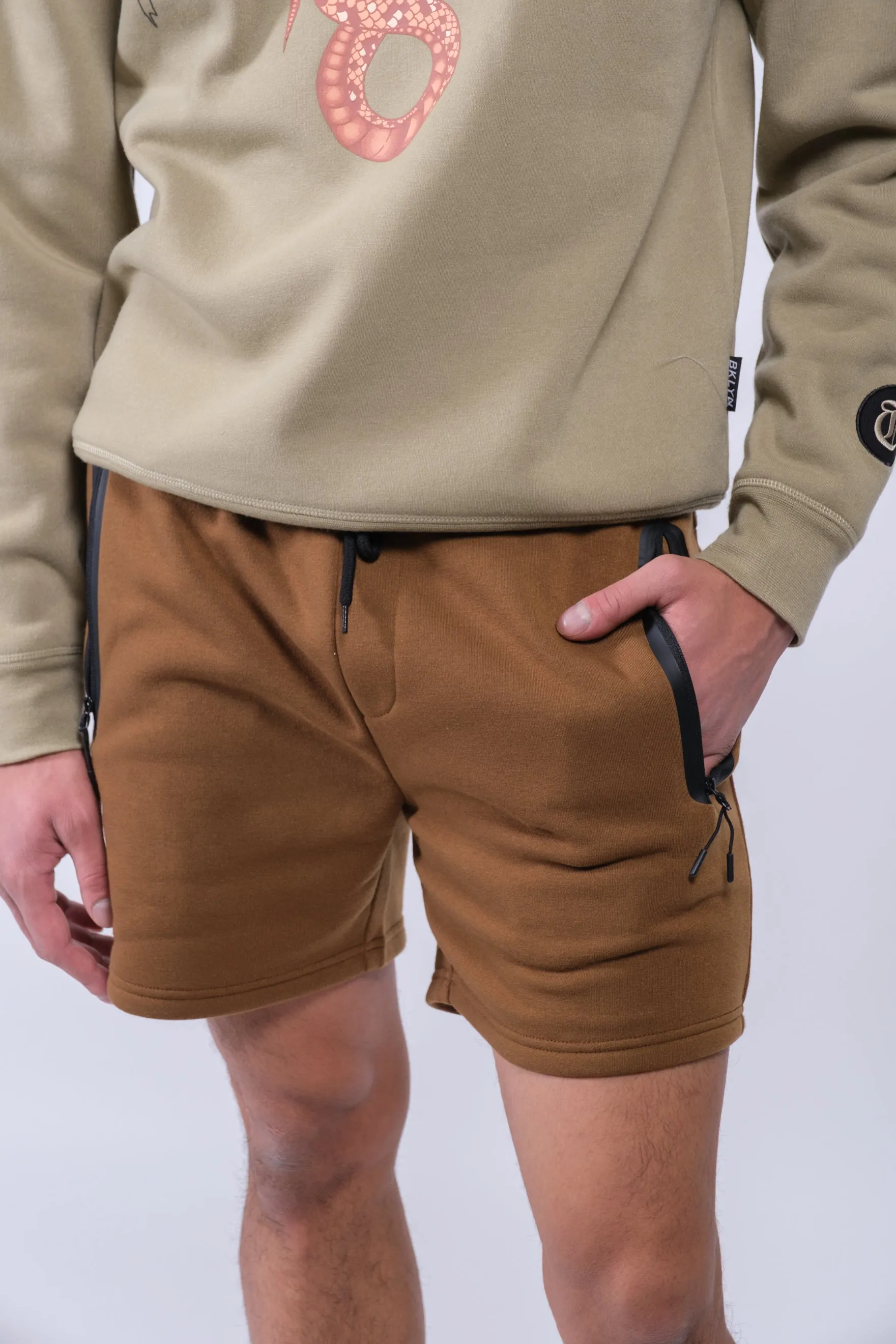 5" Inseam Heat Seal Zip Pocket Short