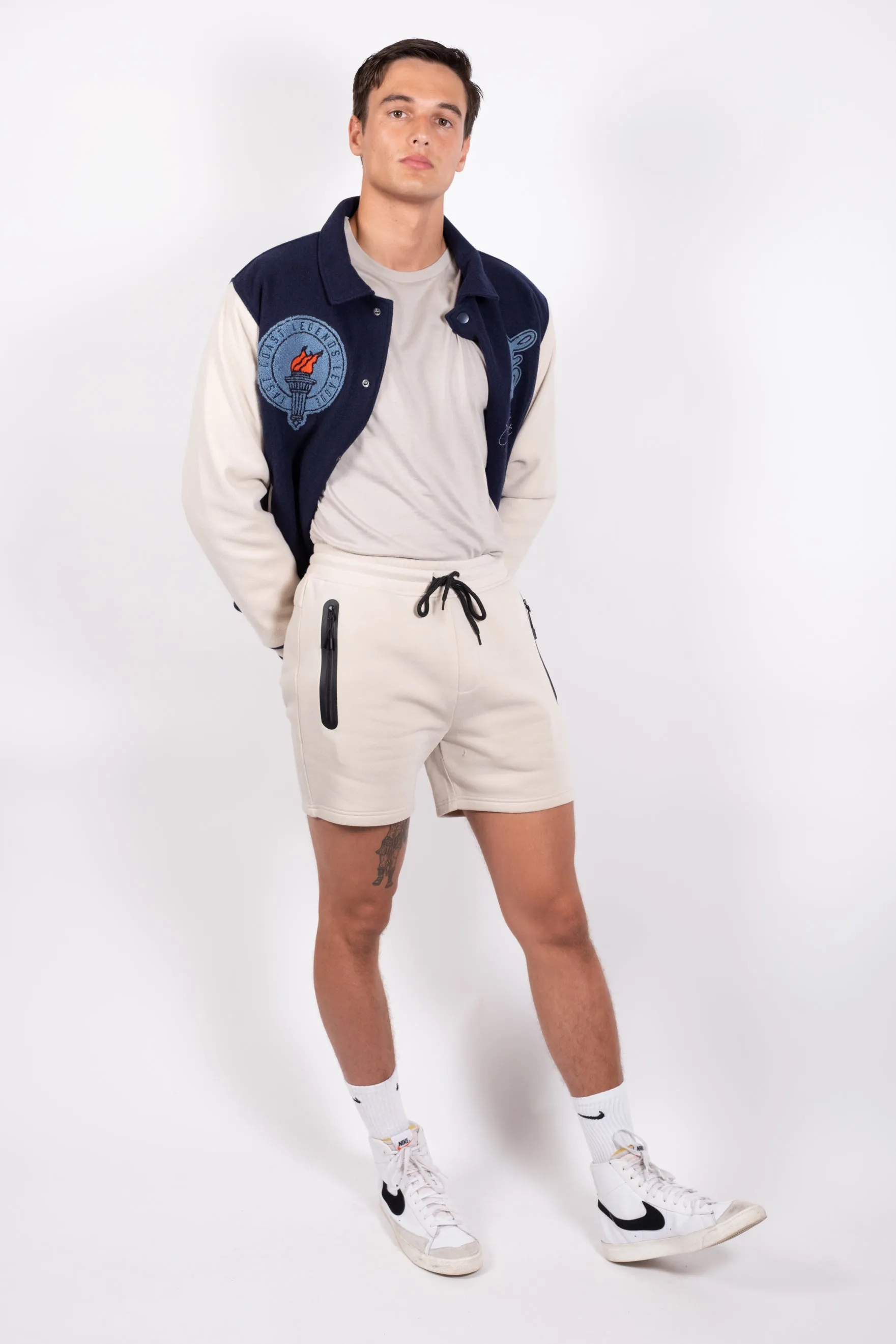 5" Inseam Heat Seal Zip Pocket Short