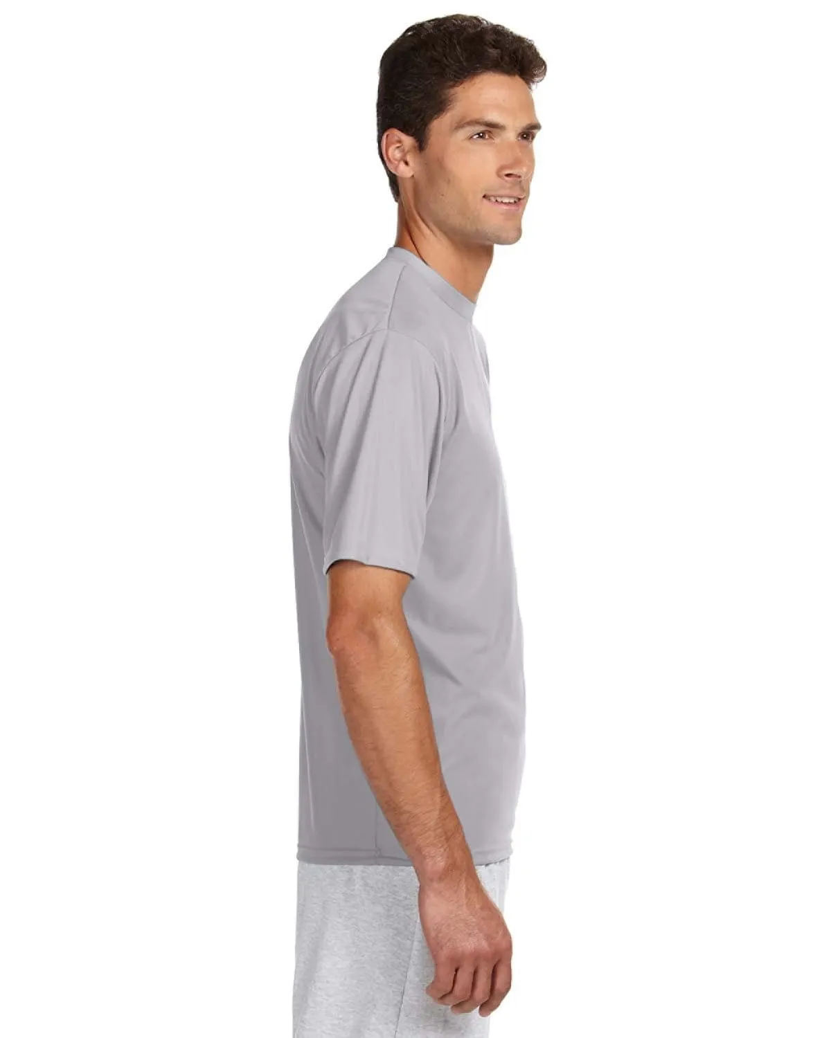 A4 Men's Cooling Performance T-Shirt | Silver