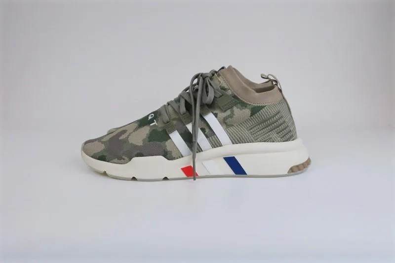 Adidas EQT Support Mid ADV Camouflage Primeknit Sneakers Size 12 NEW