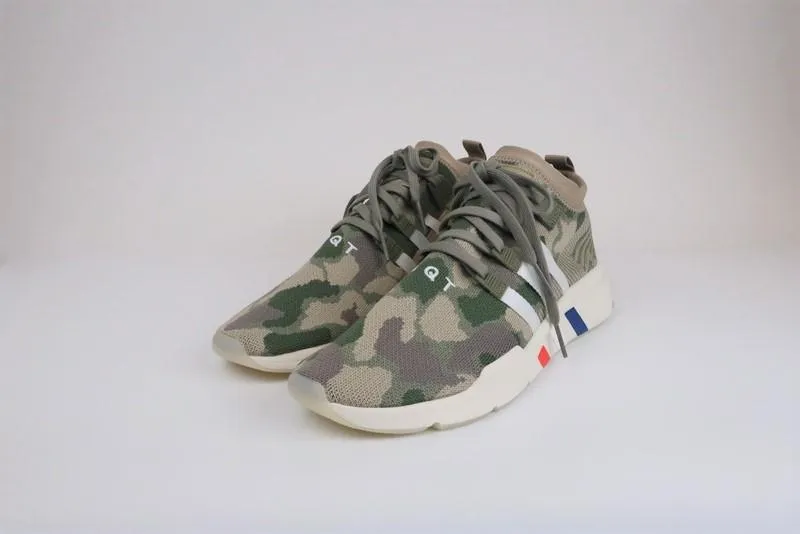 Adidas EQT Support Mid ADV Camouflage Primeknit Sneakers Size 12 NEW