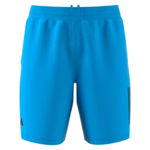adidas Men's 3 Stripe Club Short 9-Inch (Blue)