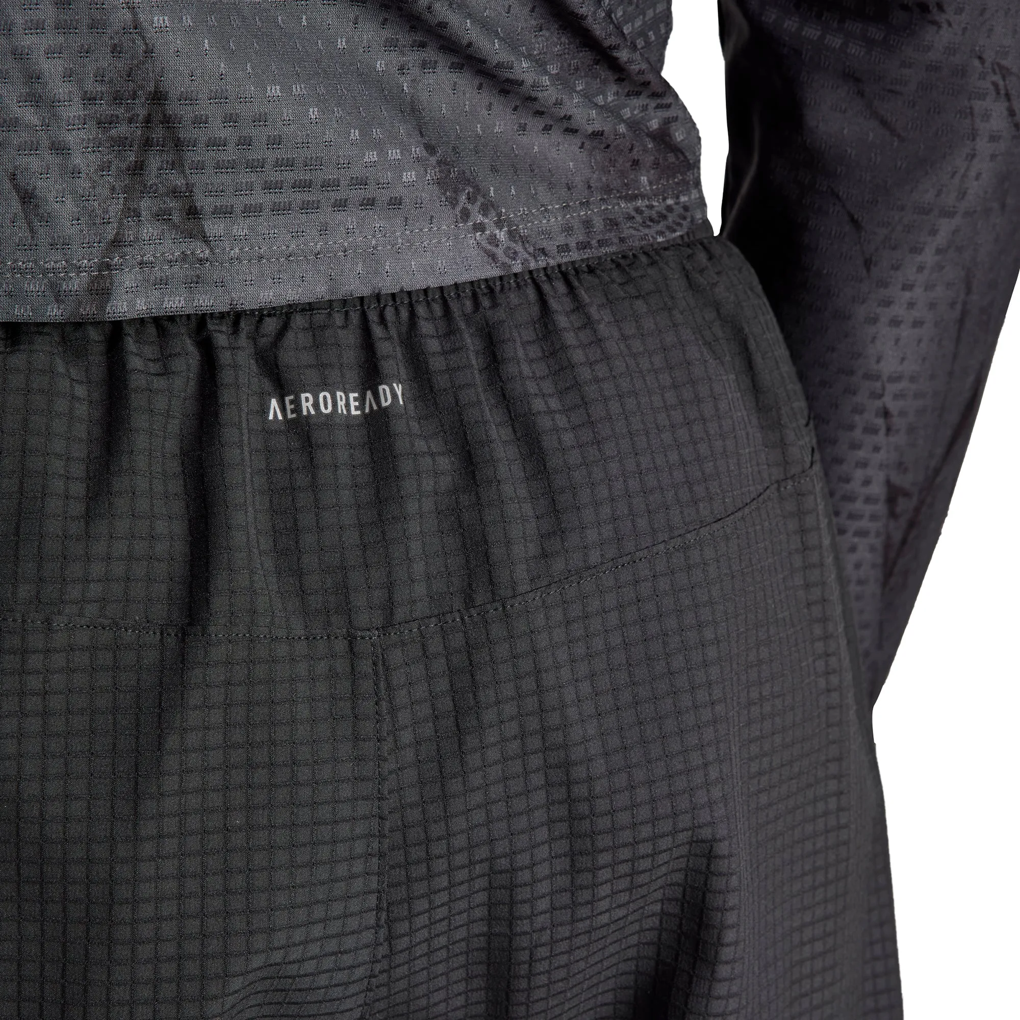 adidas Ultimate 2 In 1 Mens Running Shorts - Black