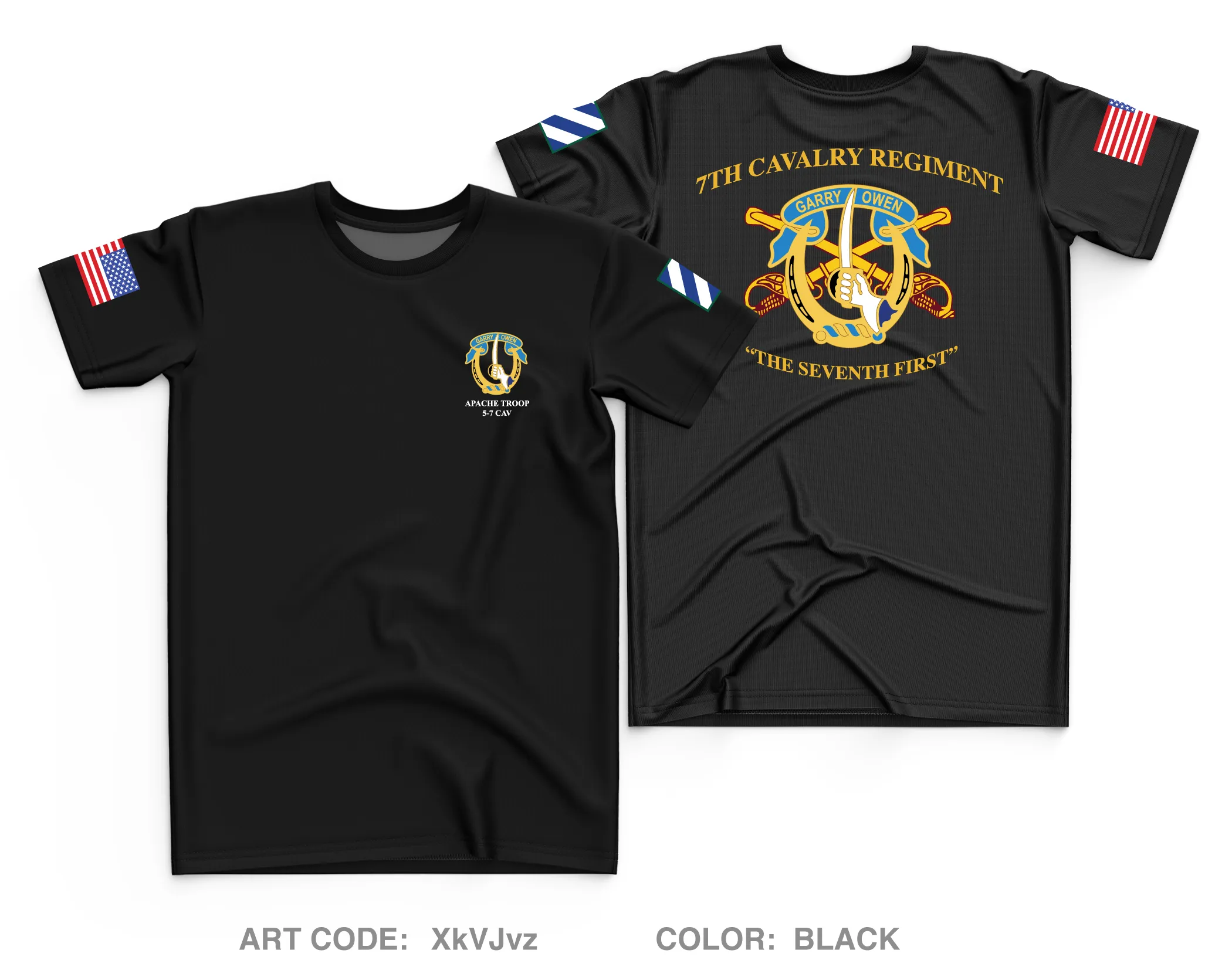 Apache troop 5th squadron 7th cavalry regiment Store 1 Core Men's SS Performance Tee - XkVJvz