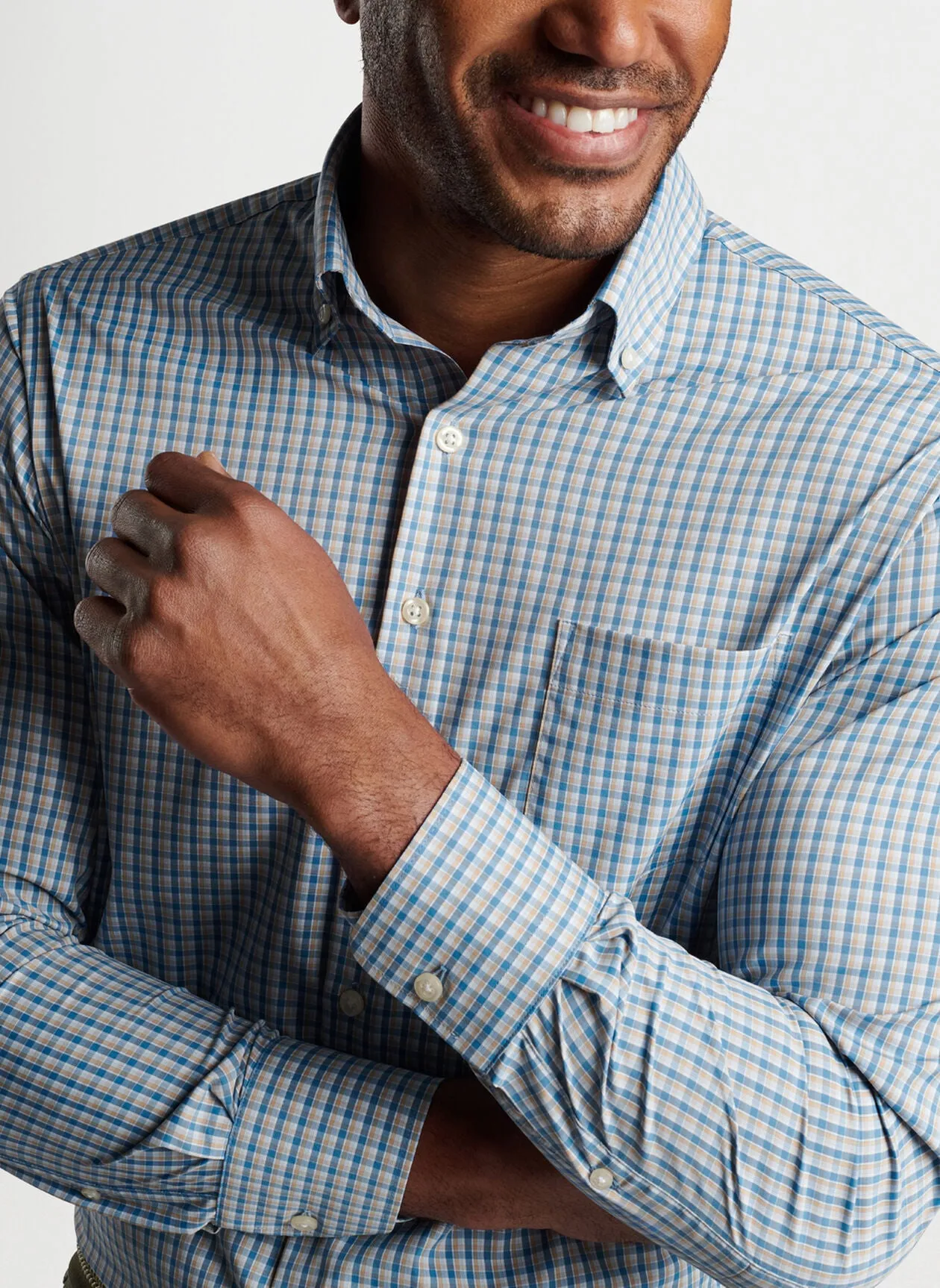 Ashbury Performance Twill Sportshirt (Twilight Blue)