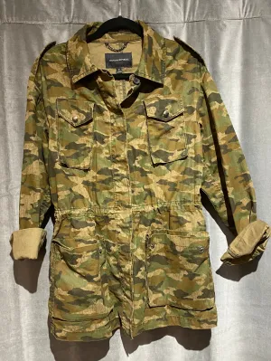 Banana Republic Camouflage Collared Button UP Jacket