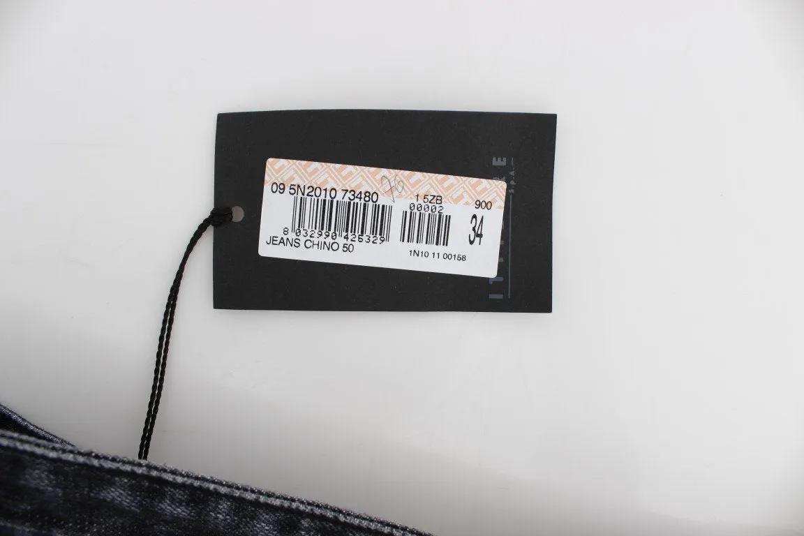 Blue Wash Regular Fit Cotton Jeans