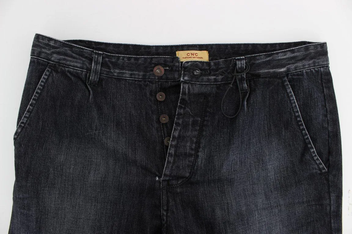 Blue Wash Regular Fit Cotton Jeans