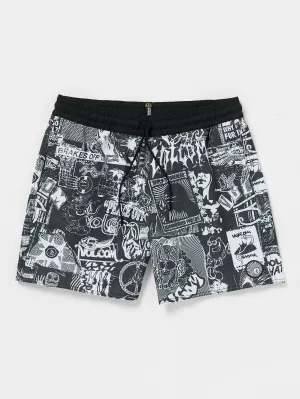 Boardshort Refute Stoney Trunk 17" - Black