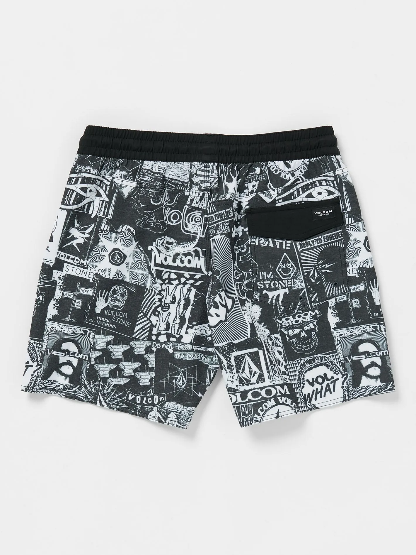 Boardshort Refute Stoney Trunk 17" - Black