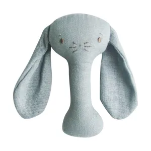 Bobby Bunny Stick Rattle Grey Linen