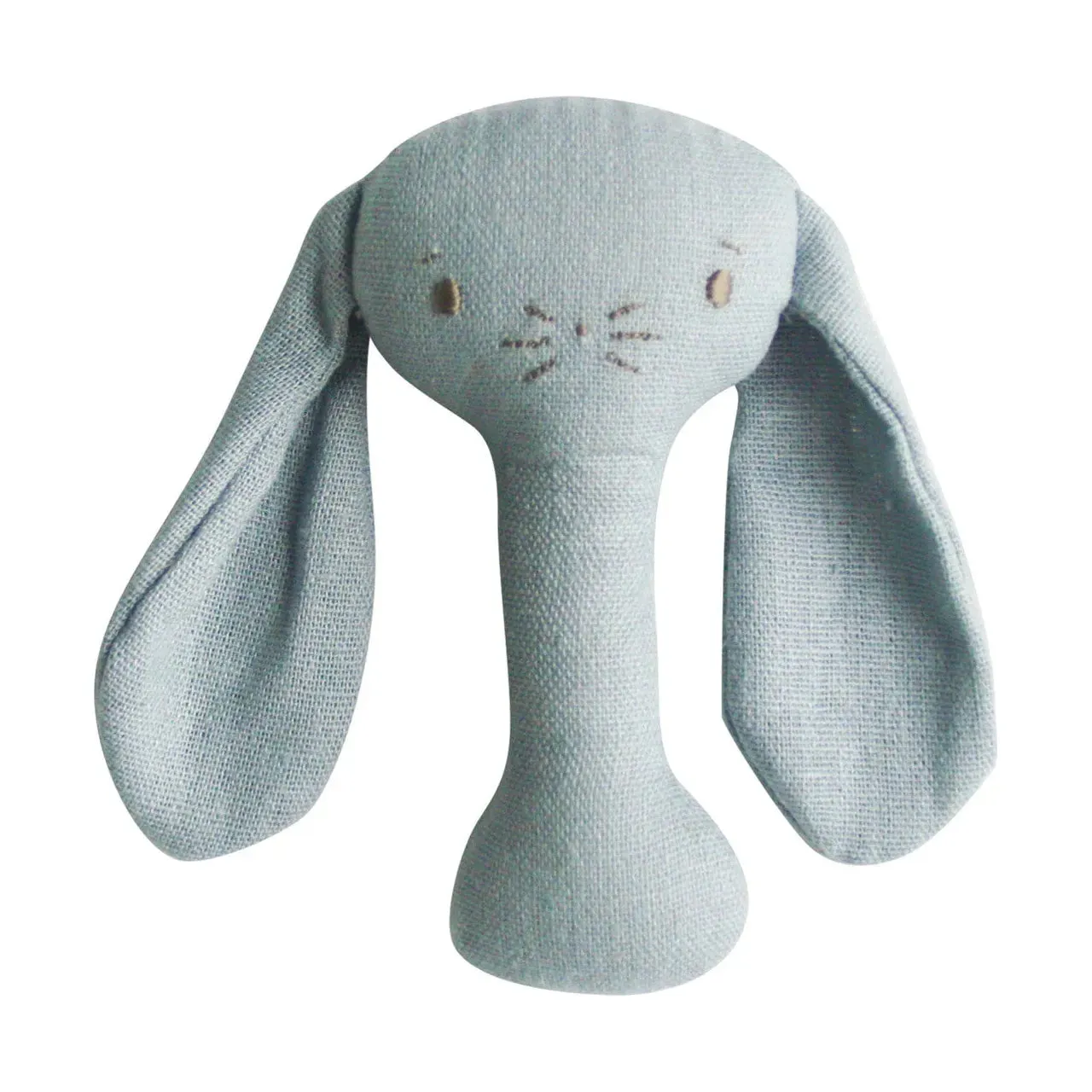Bobby Bunny Stick Rattle Grey Linen