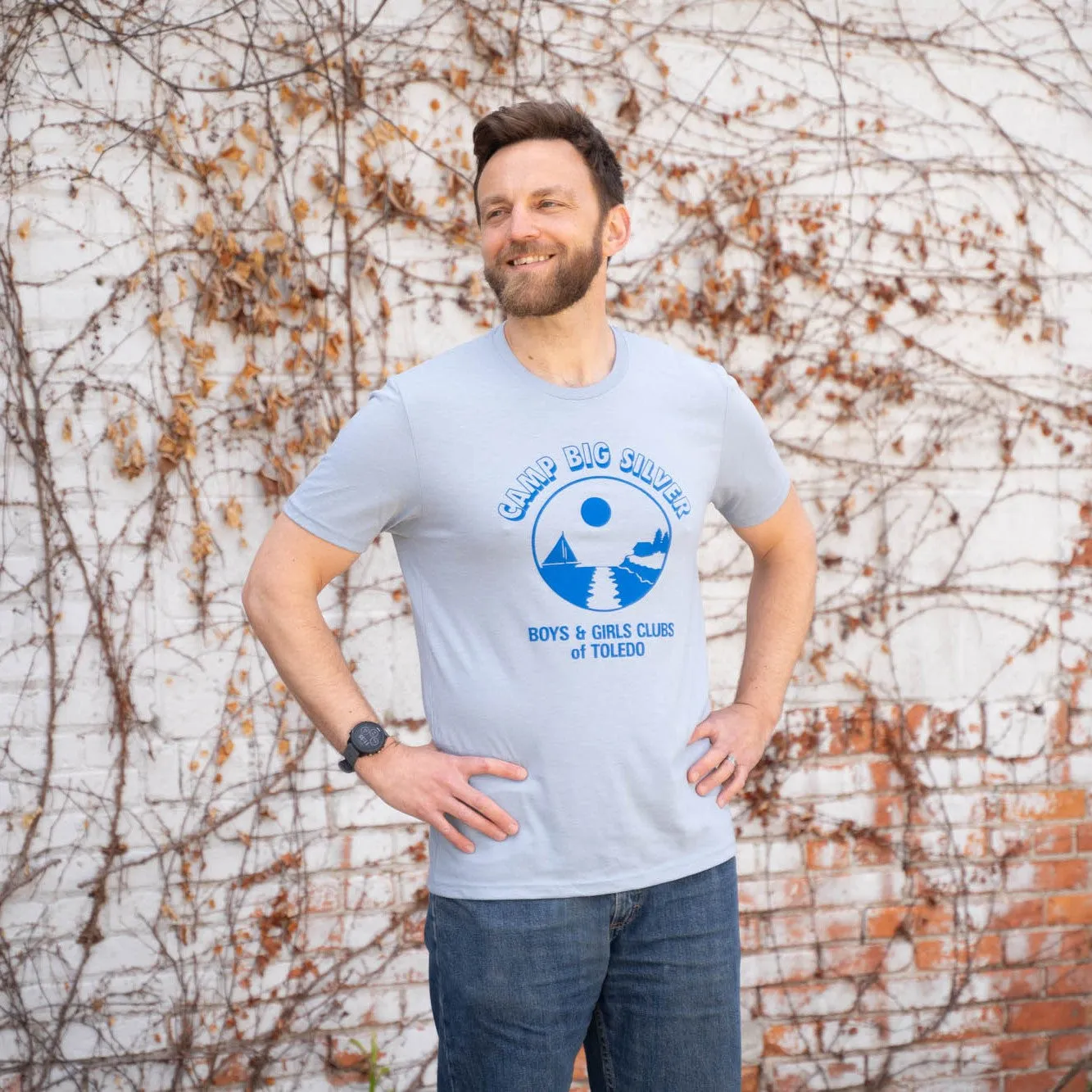 Boys and Girls Club Camp Big Silver Shirt
