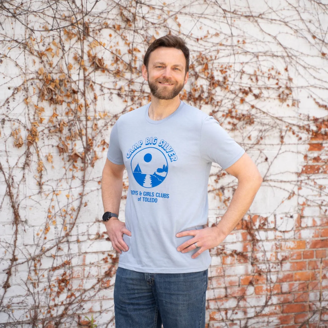 Boys and Girls Club Camp Big Silver Shirt