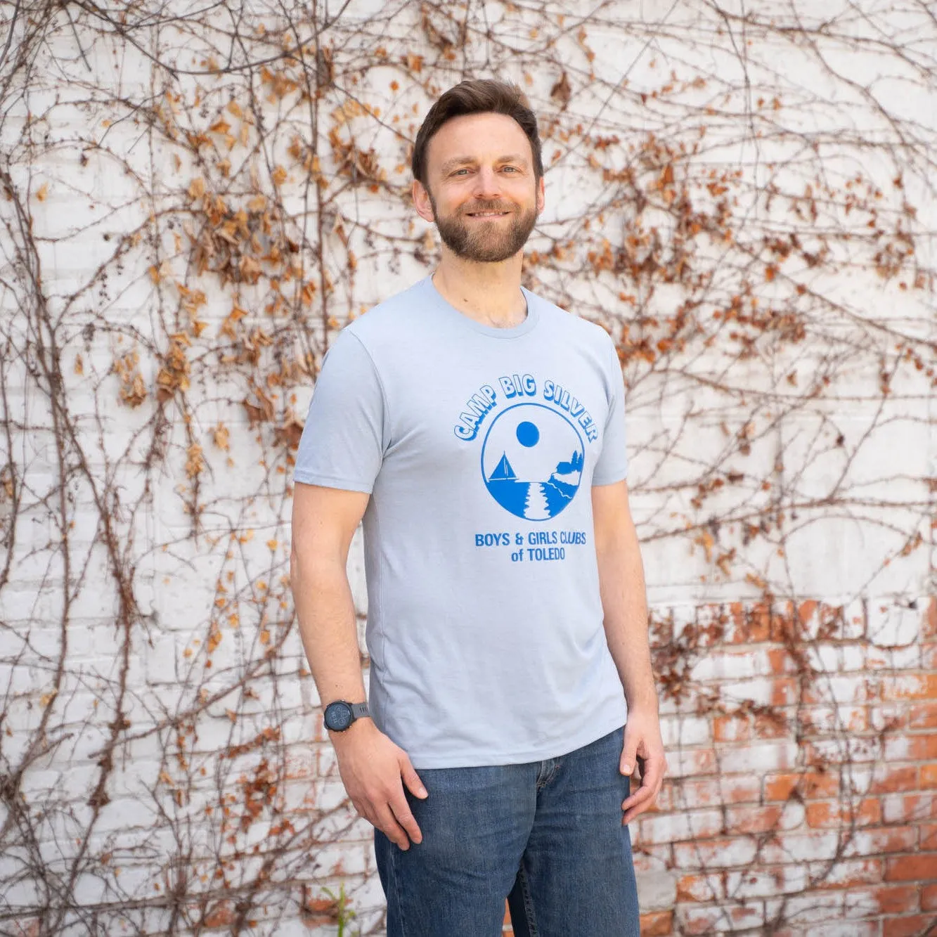 Boys and Girls Club Camp Big Silver Shirt
