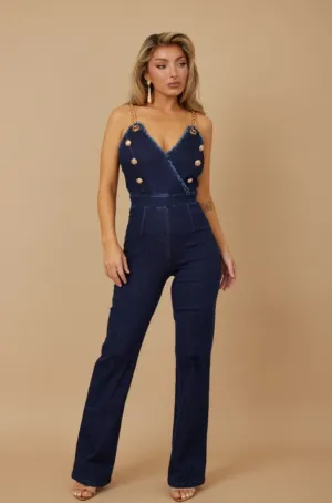 Brandi Denim Jumpsuit