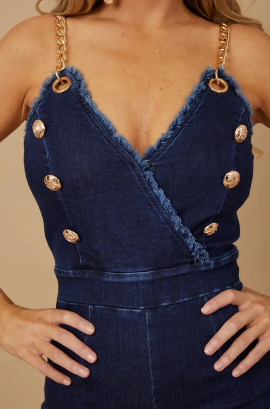 Brandi Denim Jumpsuit