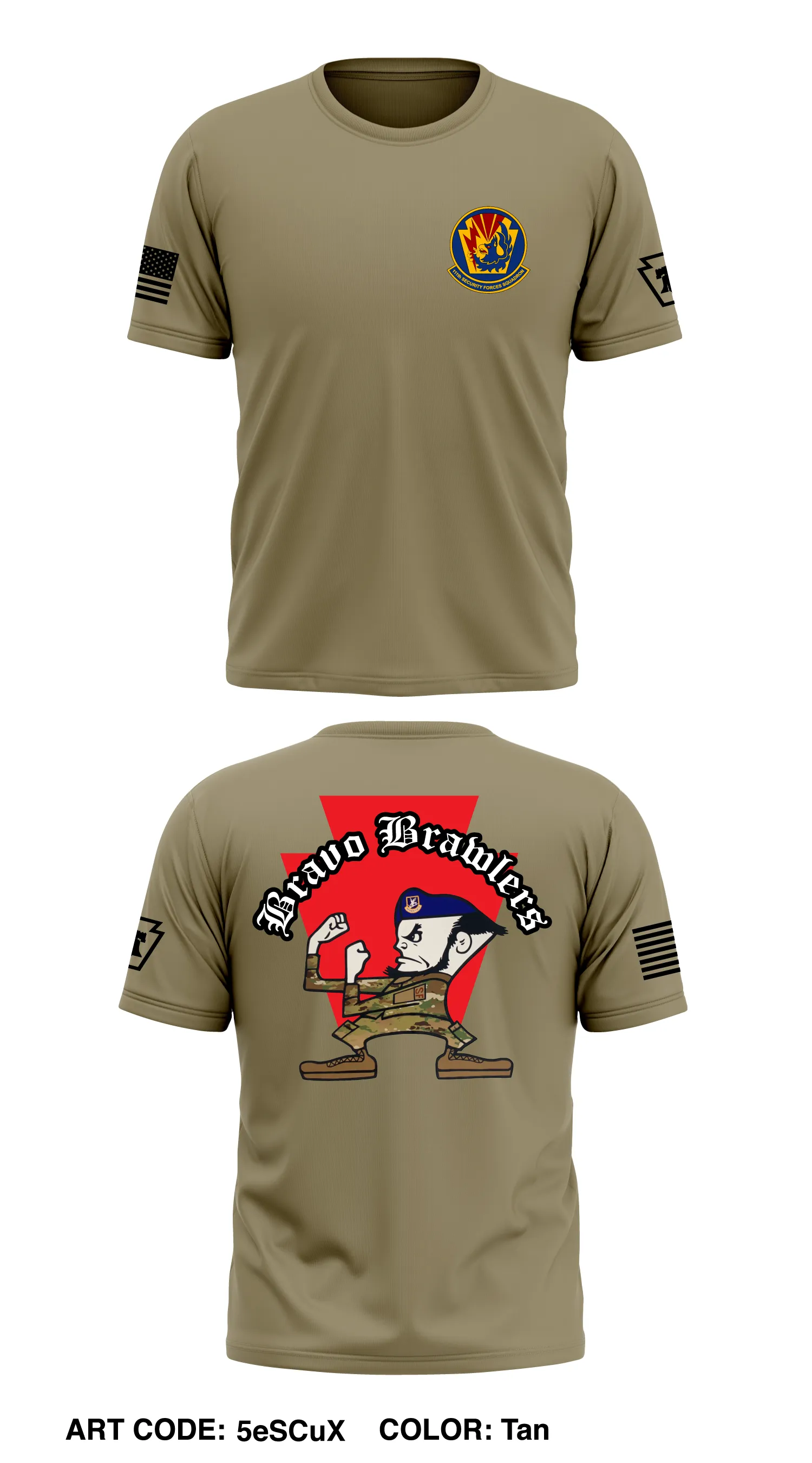Bravo Flight, 111th Security Forces Squadron Core Men's SS Performance Tee - 5eSCuX