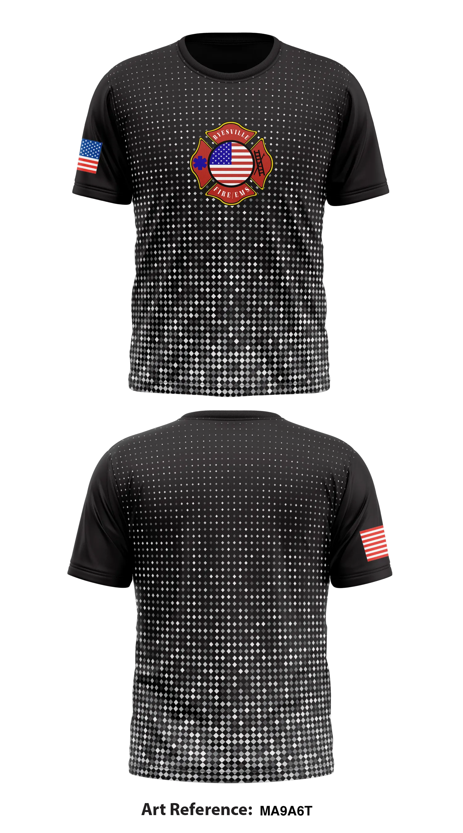 Byesville Volunteer Fire Department Core Men's SS Performance Tee - ma9a6t
