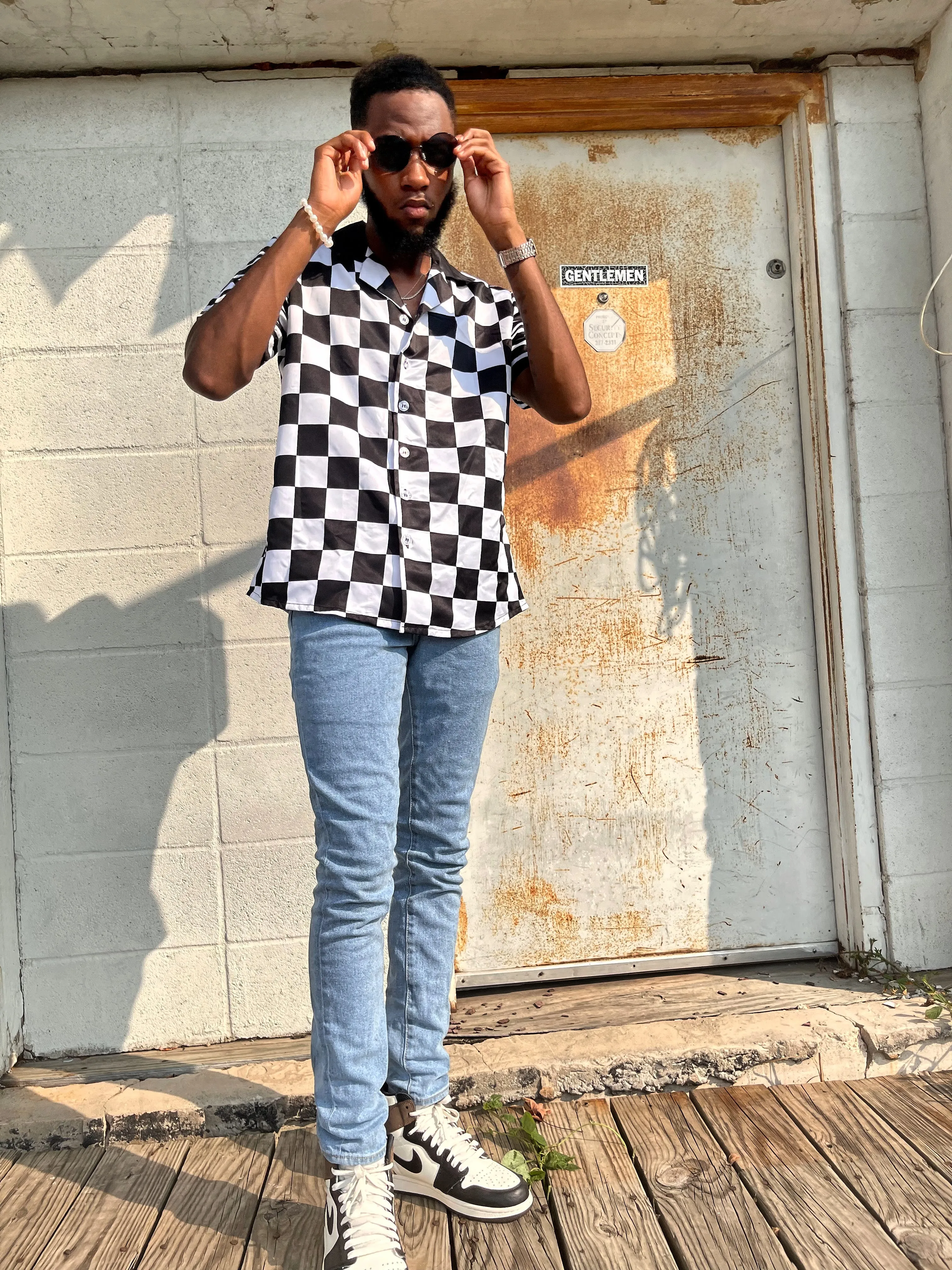 Check Mate Button Up Shirt