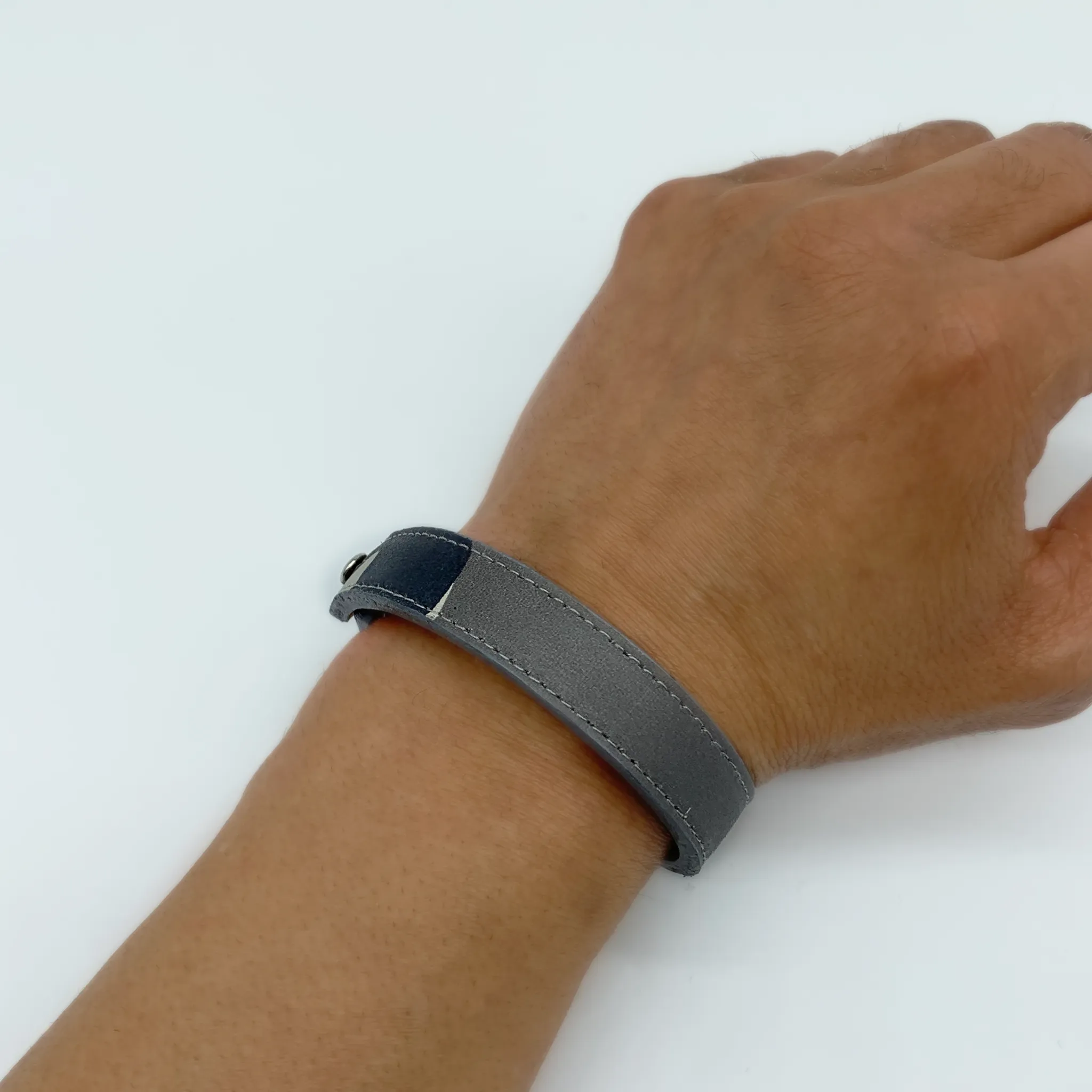 Christopher Augmon Amazon Grey Camouflage Single Collar Button Bracelet