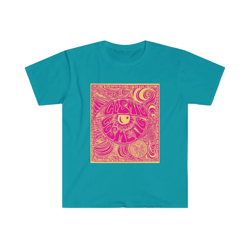 Cosmic Over Cosmetic Soft Cotton SS Tee - Pink Lemonade