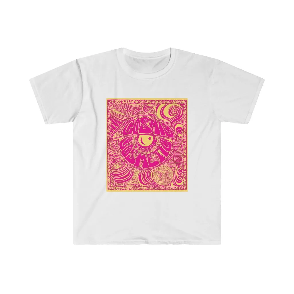 Cosmic Over Cosmetic Soft Cotton SS Tee - Pink Lemonade