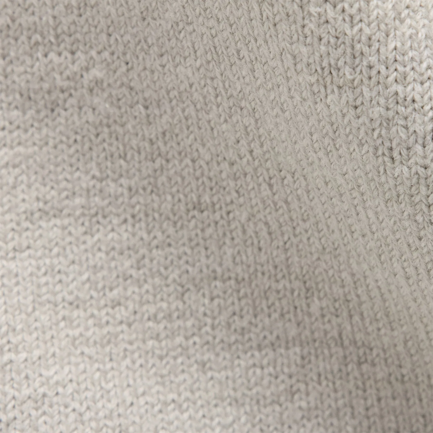 Cotton Knit Raglan Crew - Salt