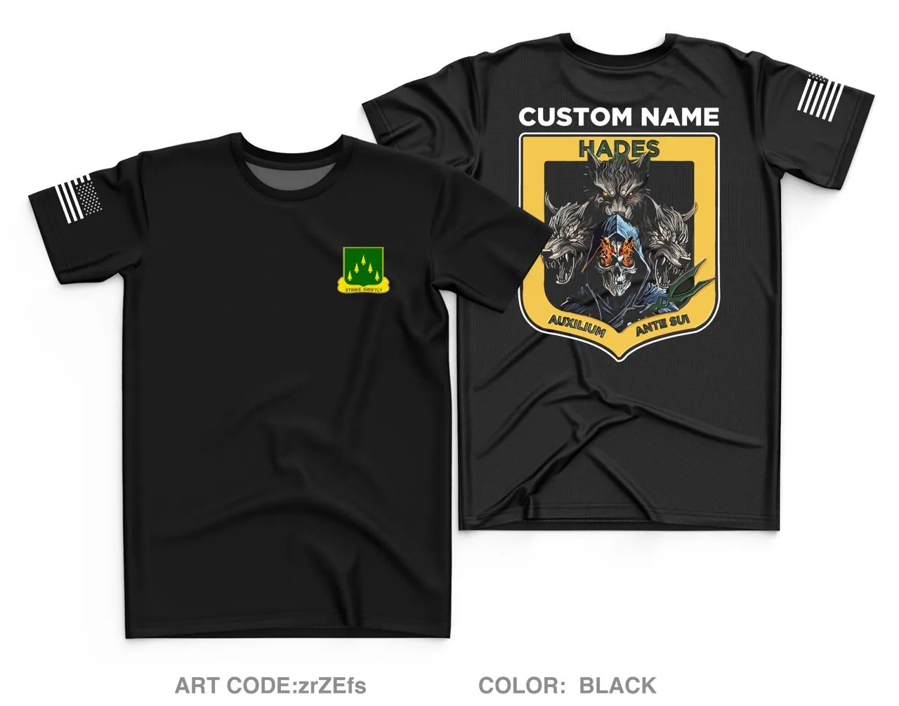 CUSTOM H Co, 4-70th AR BN, 1|1 AD Core Men's SS Performance Tee - zrZEfs