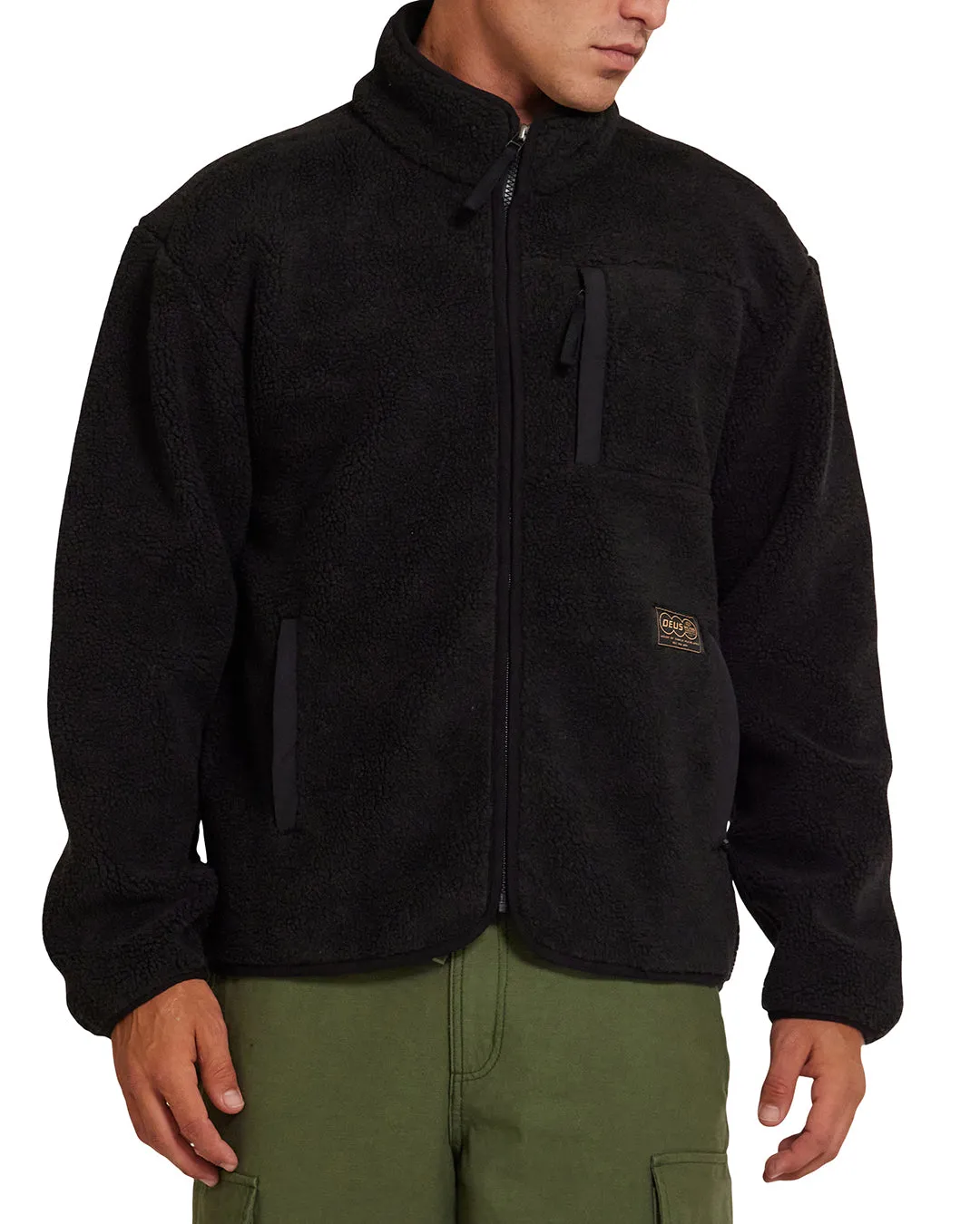 Deus Ex Machina Wallace Sherpa Fleece Anthracite