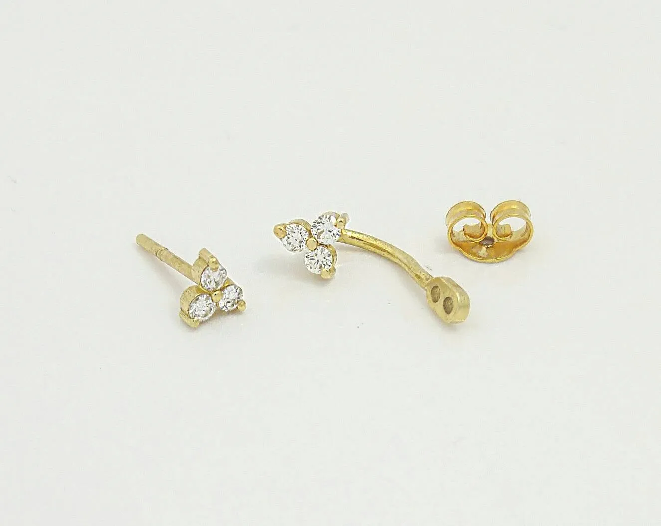 Diamond Earrings Ear Jackets
