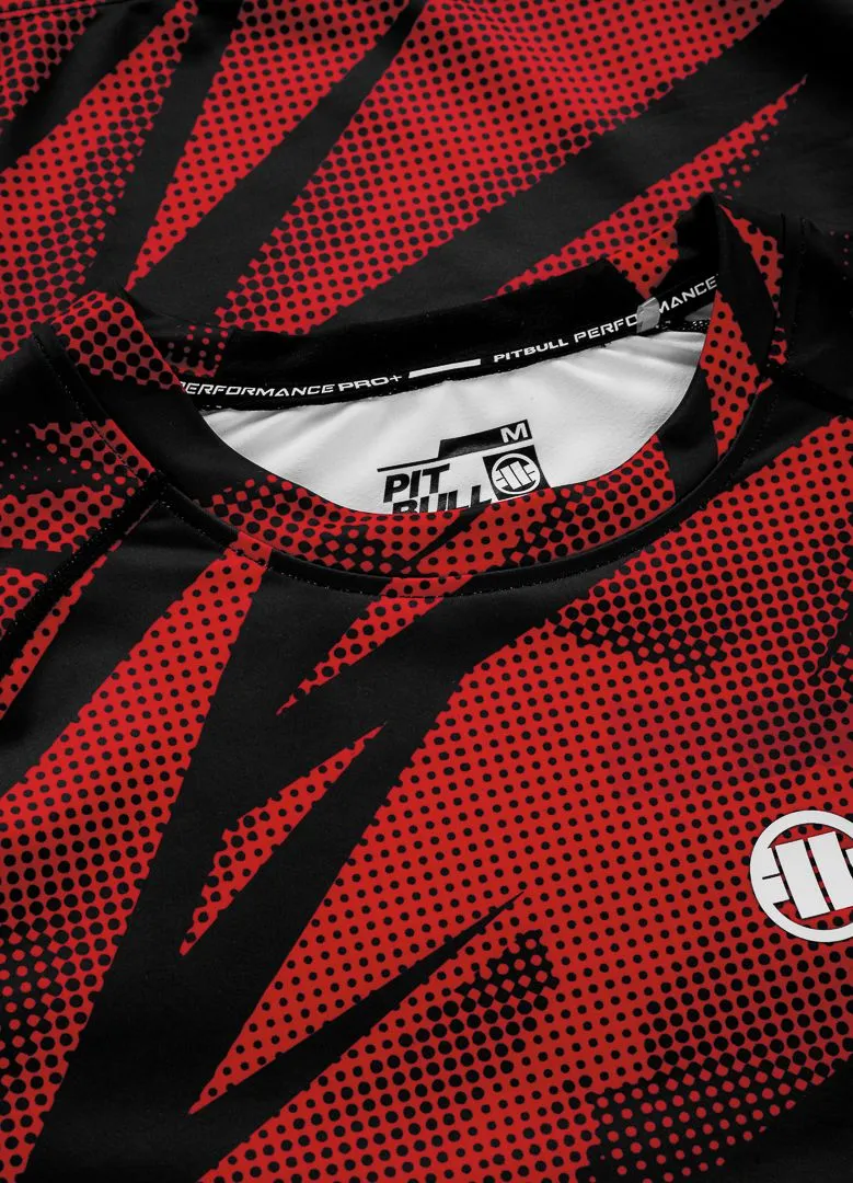 Dot Camo II Rashguard - Red