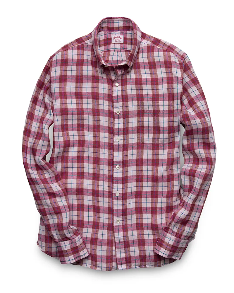 Dryden Linen Plaid (Pink)