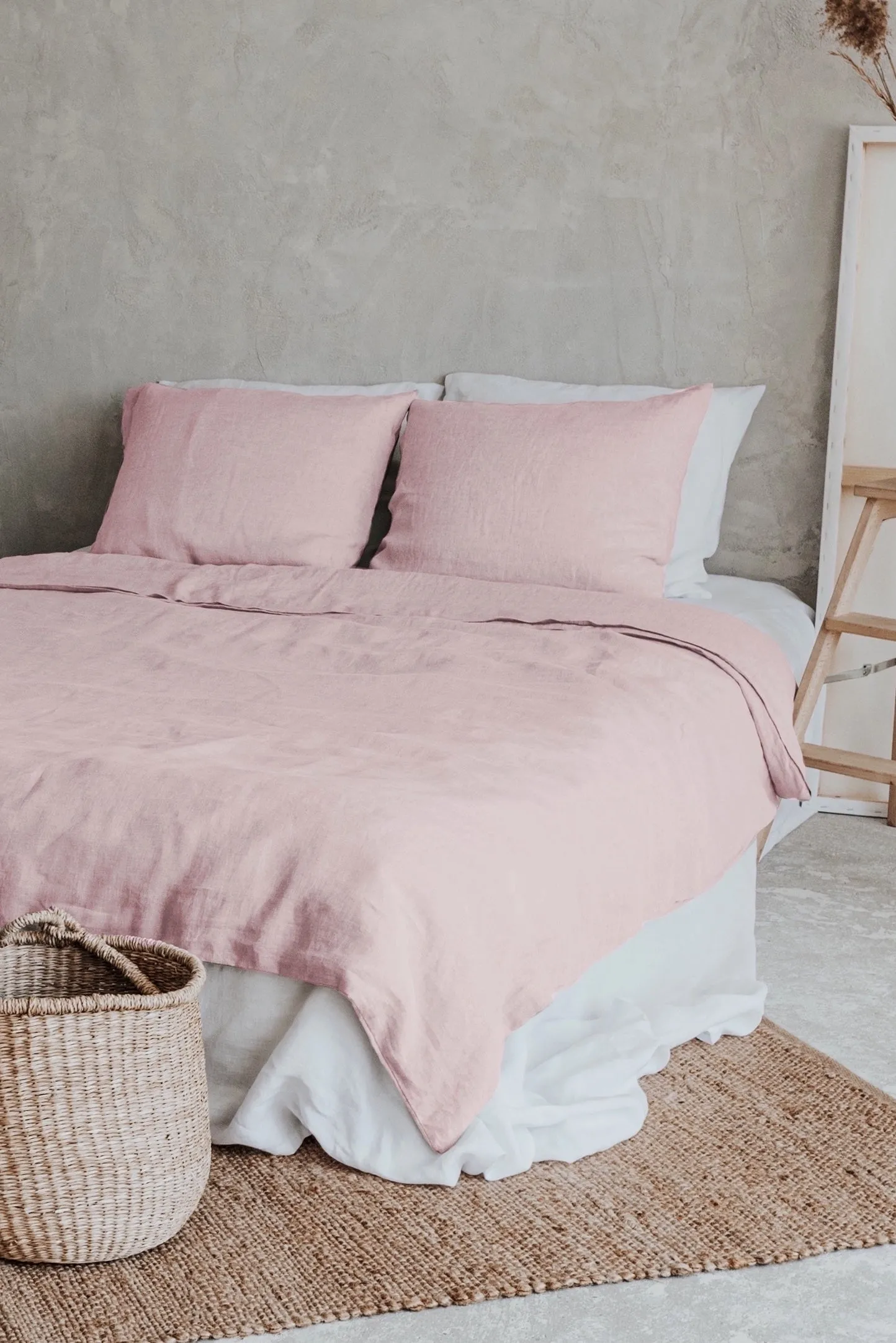 Duvet Cover and Pillowcases Set - Pink