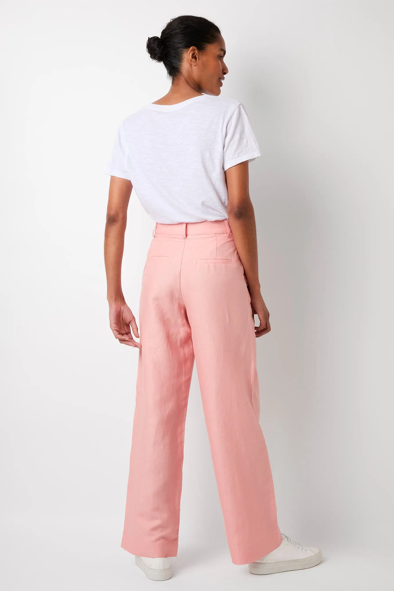 EF x Wyse Tailored Suit Trouser - Rose Pink