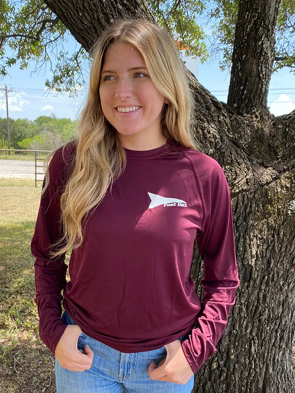 Fast Back Long Sleeve Performance Tee's