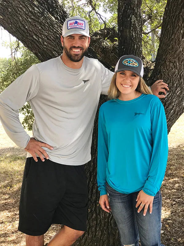 Fast Back Long Sleeve Performance Tee's