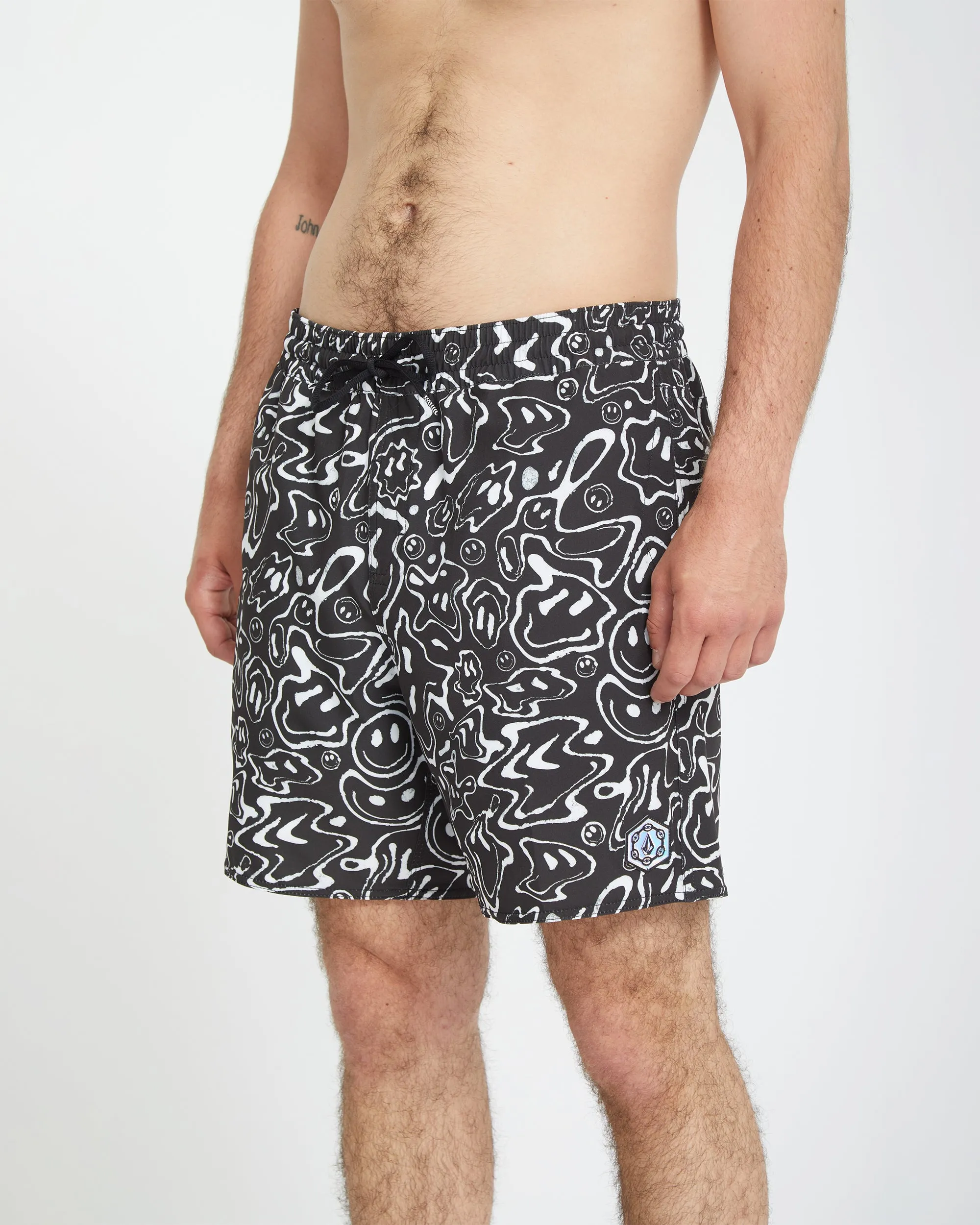 Filip Rygalski Smile Trunk 17" Boardshort - BLACK