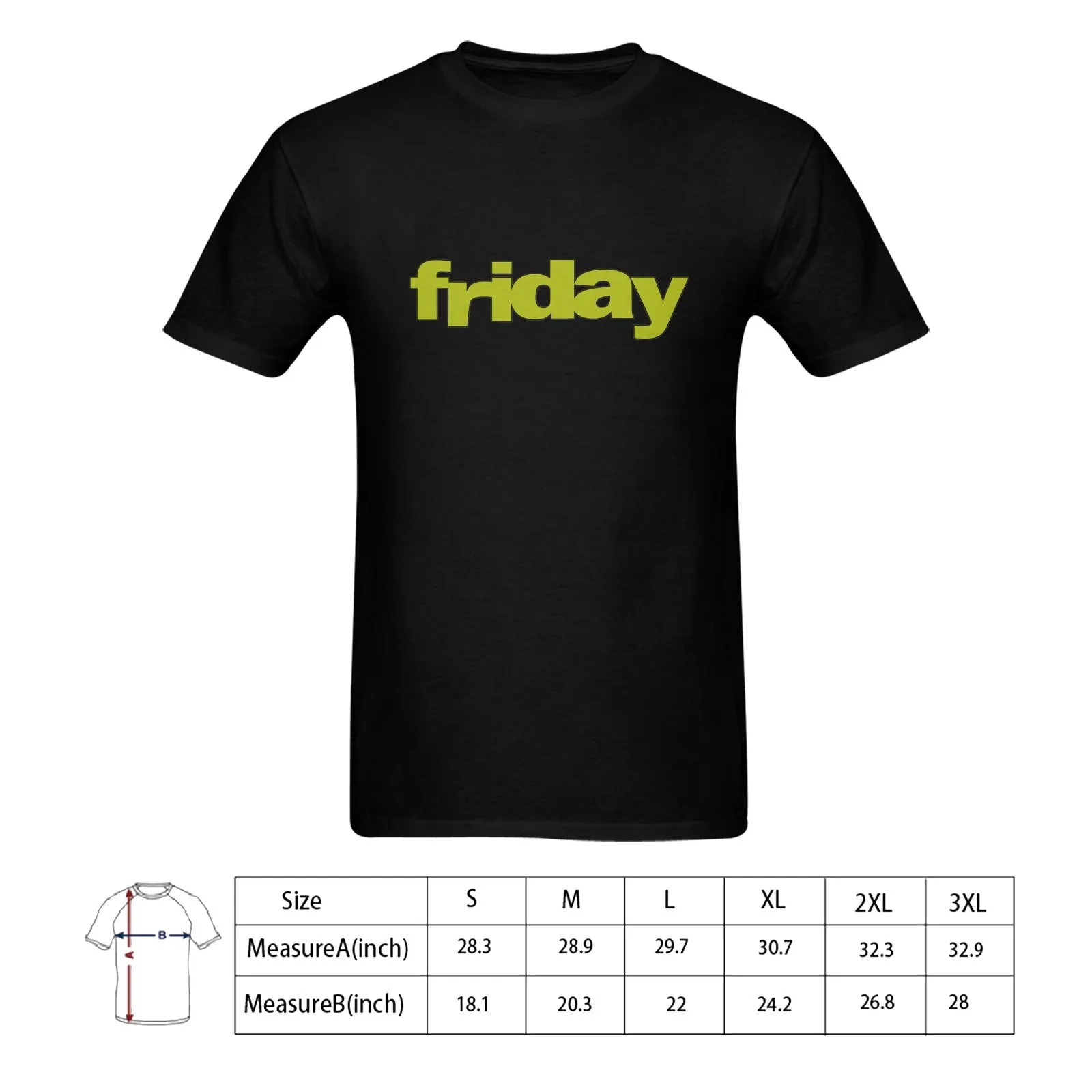 Friday Movie (1995) Logo Men's T-shirt 100% Cotton