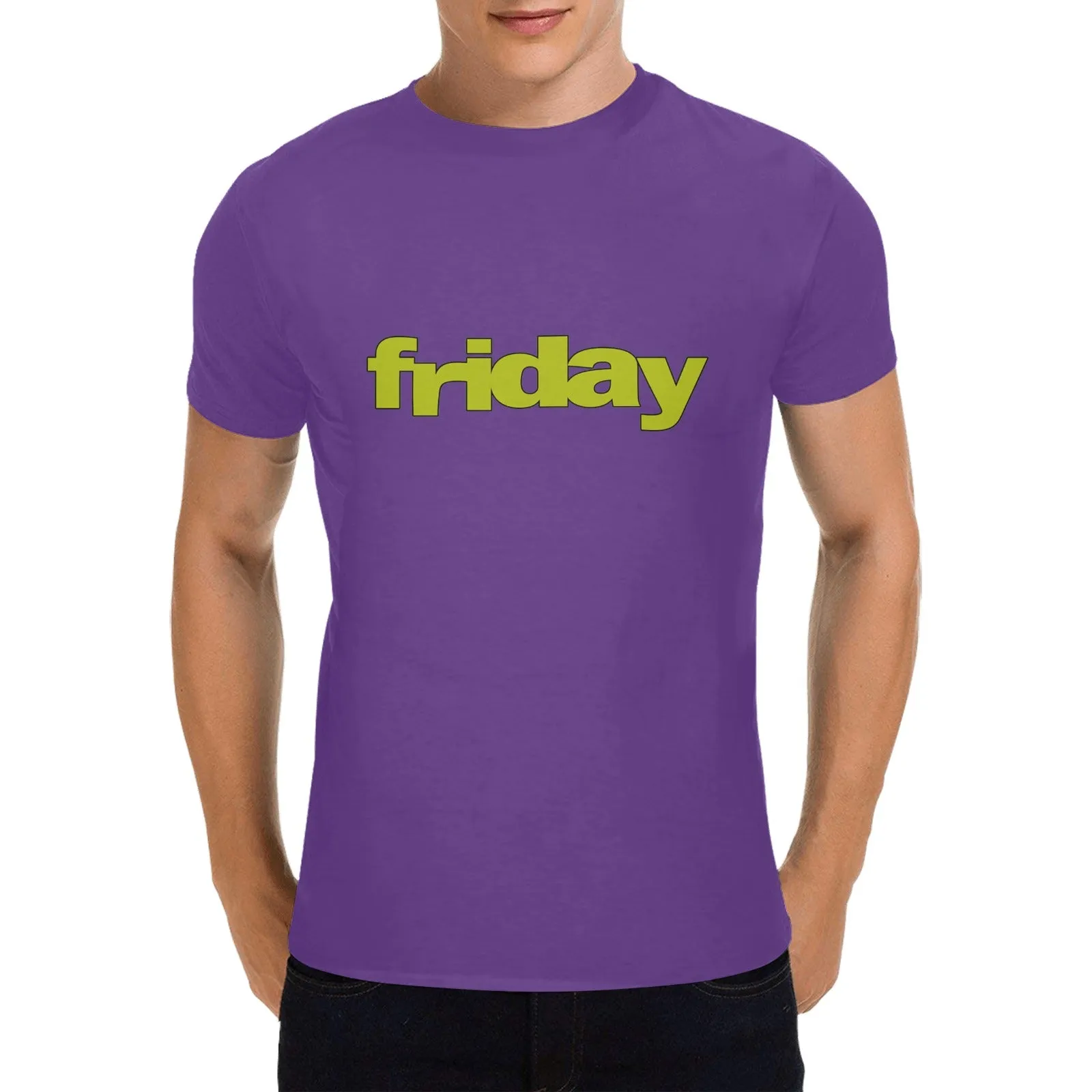 Friday Movie (1995) Logo Men's T-shirt 100% Cotton