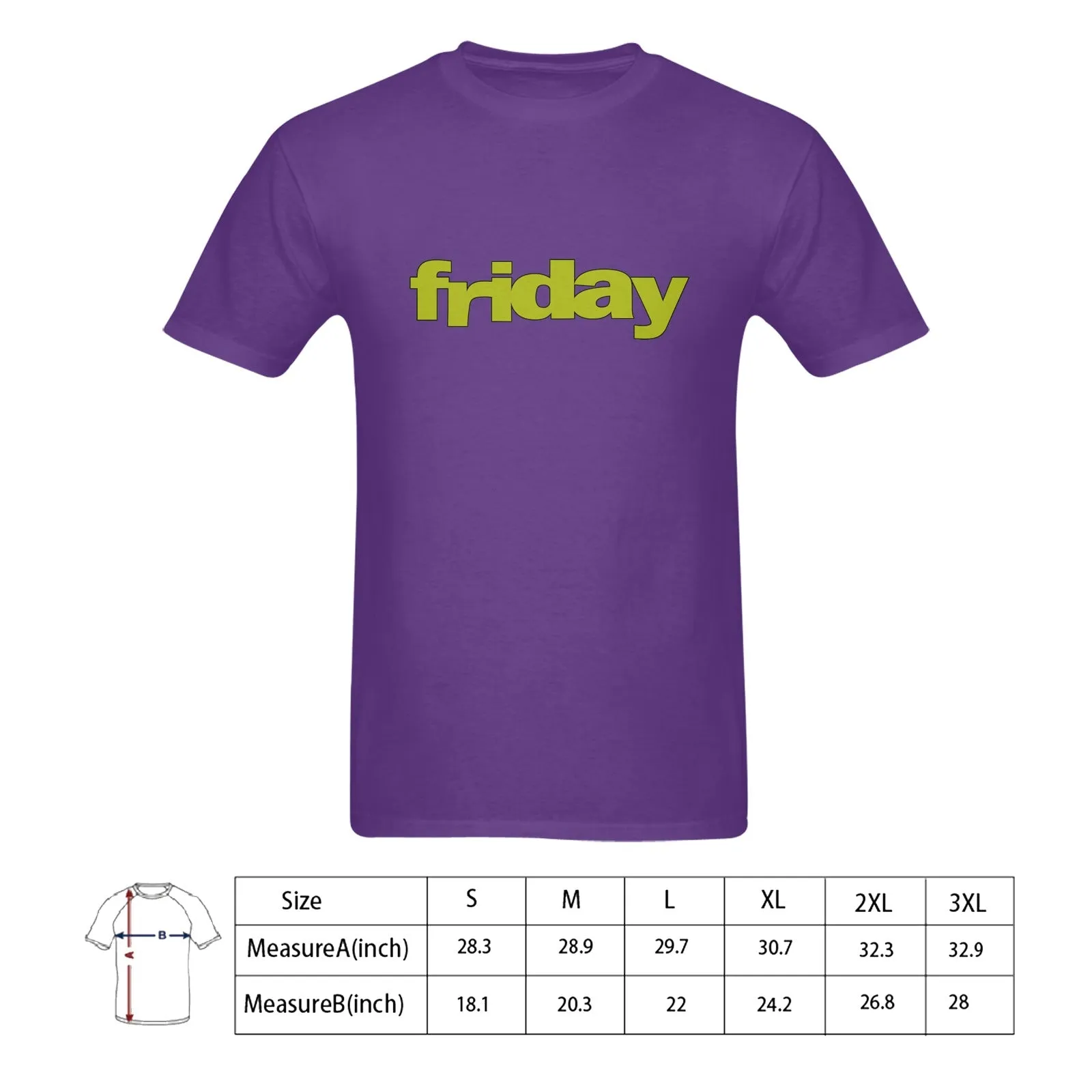 Friday Movie (1995) Logo Men's T-shirt 100% Cotton