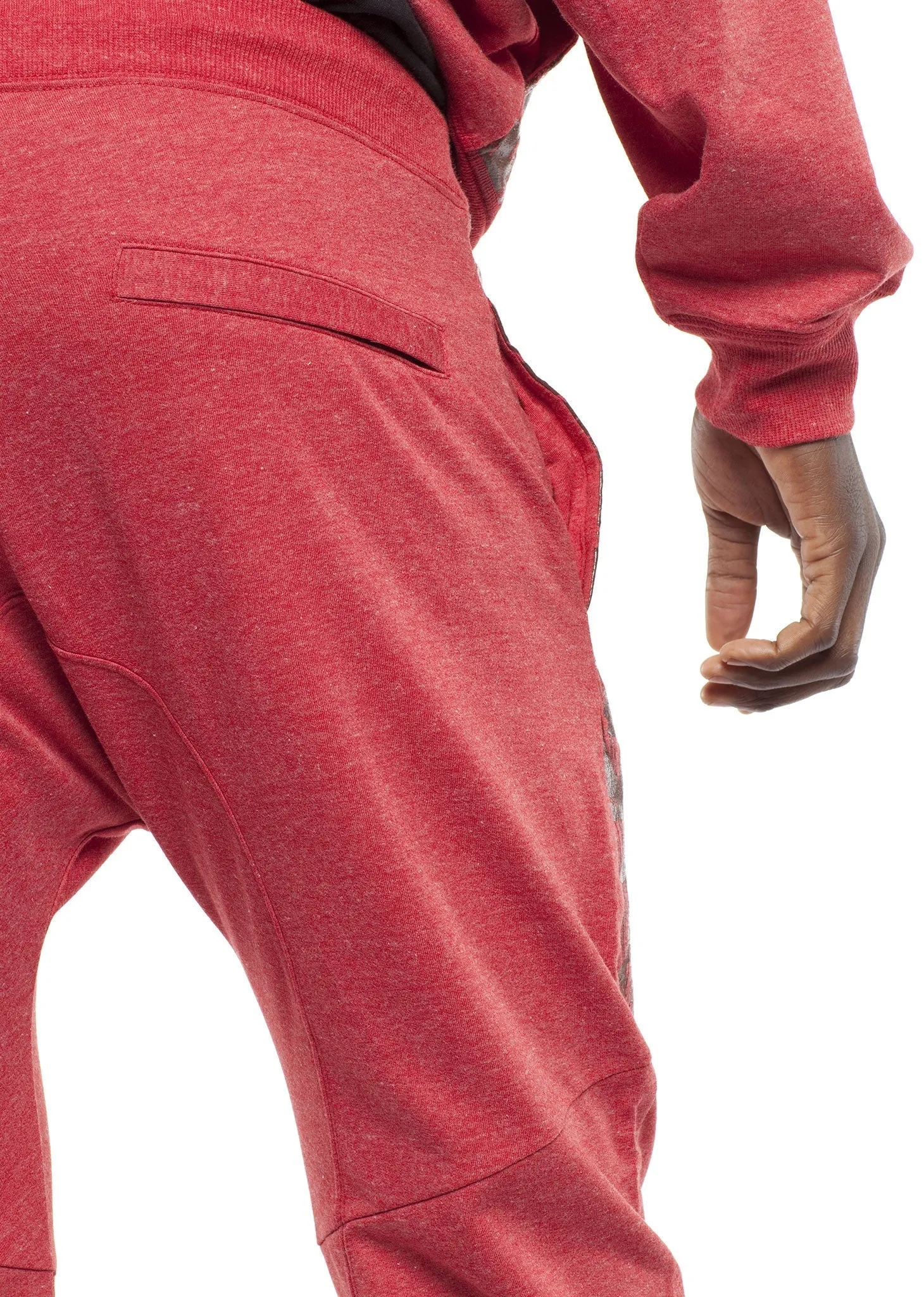 Gel Print French Terry Jogger