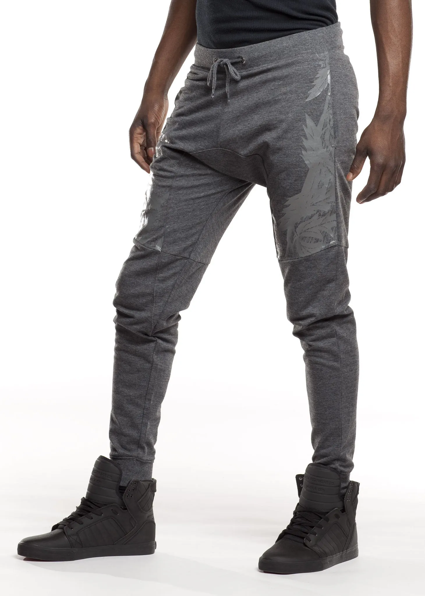 Gel Print French Terry Jogger