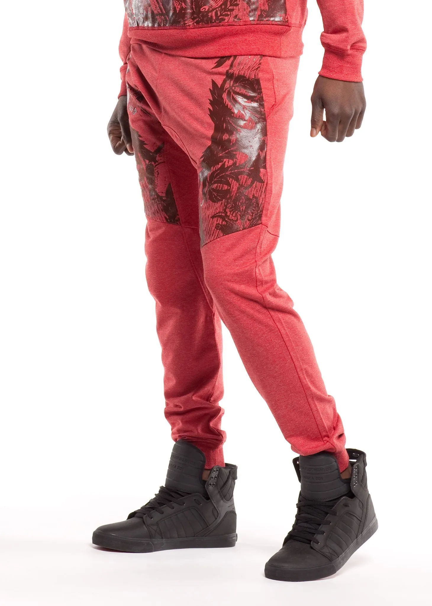 Gel Print French Terry Jogger