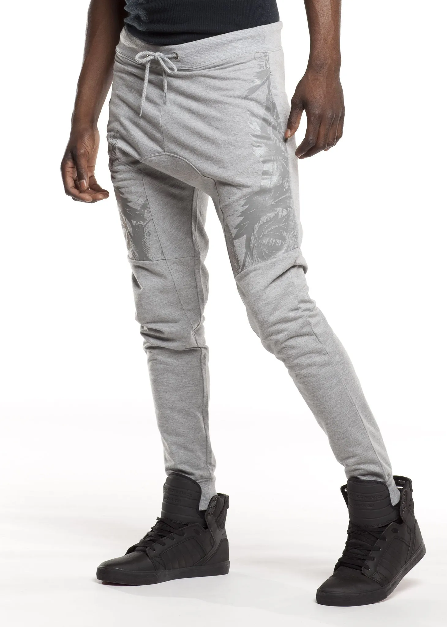 Gel Print French Terry Jogger