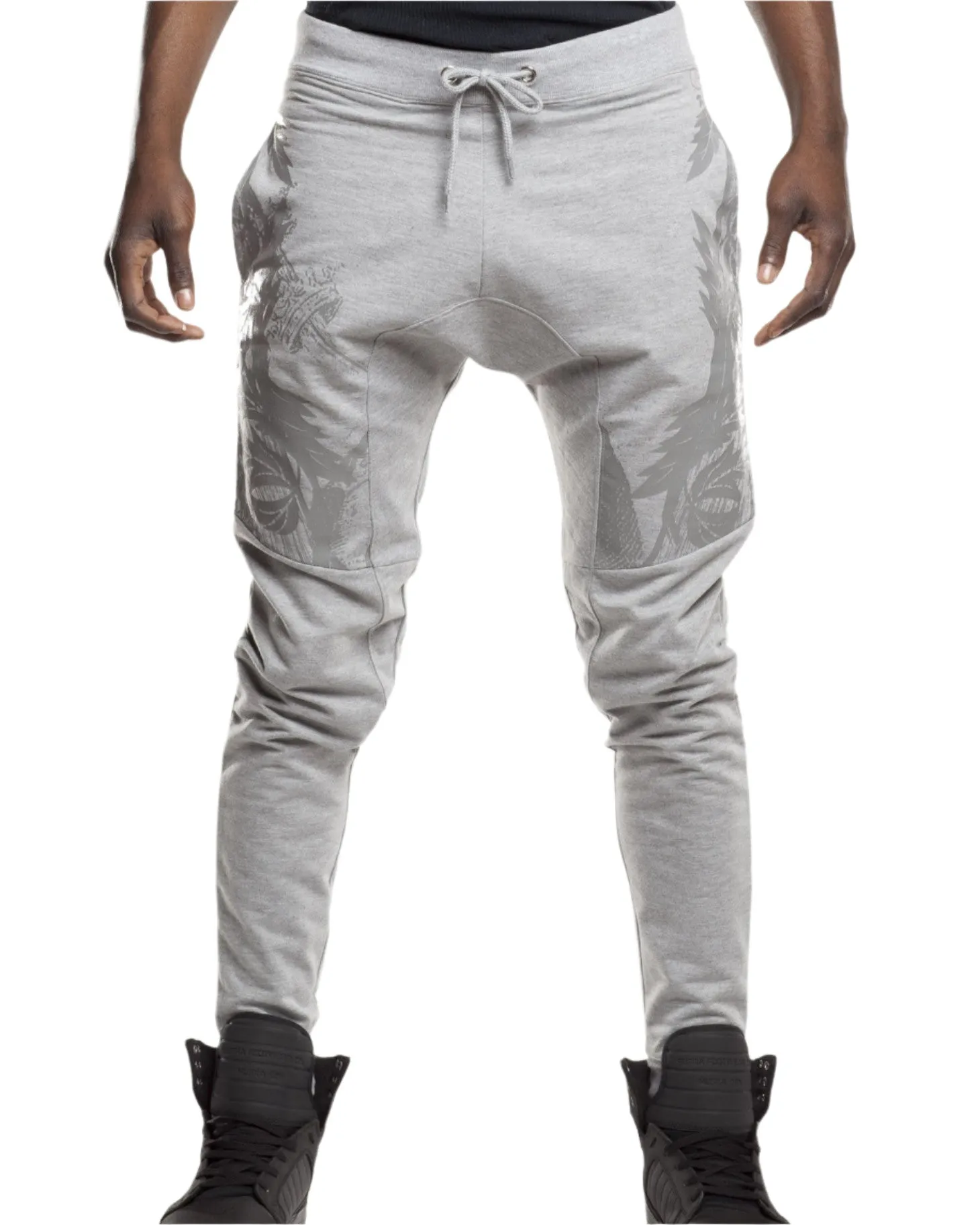 Gel Print French Terry Jogger